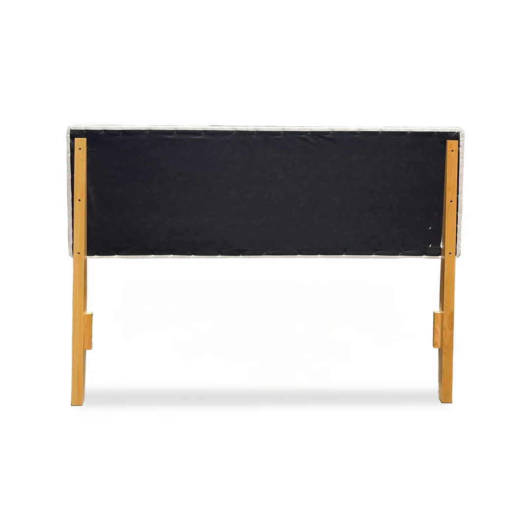 2-West Upholstered Queen Headboard - White - Image 5