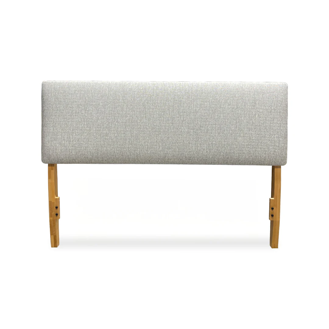 2-West Upholstered Queen Headboard - Gray - Image 4