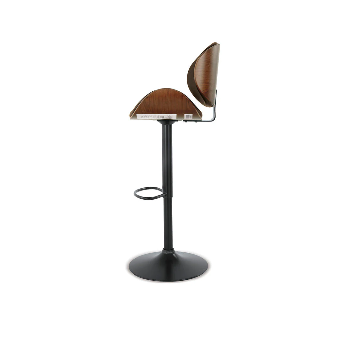 Adjustable Swivel Barstool - Black - Image 4