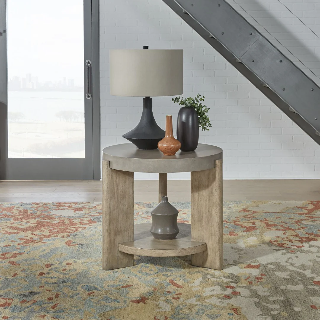 Affinity Round End Table - Image 6