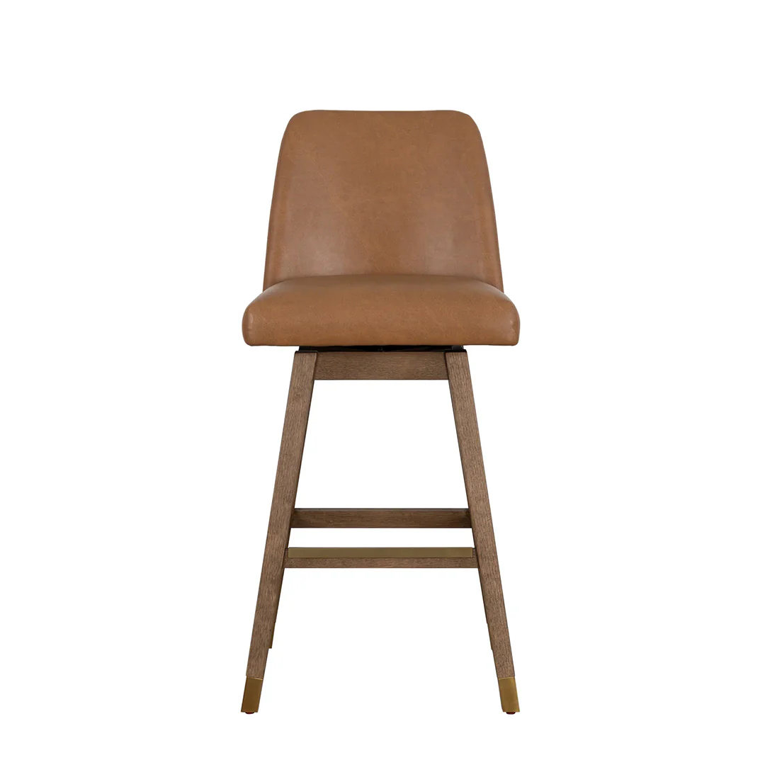 Amelia Upholstered Swivel Stool - Image 13
