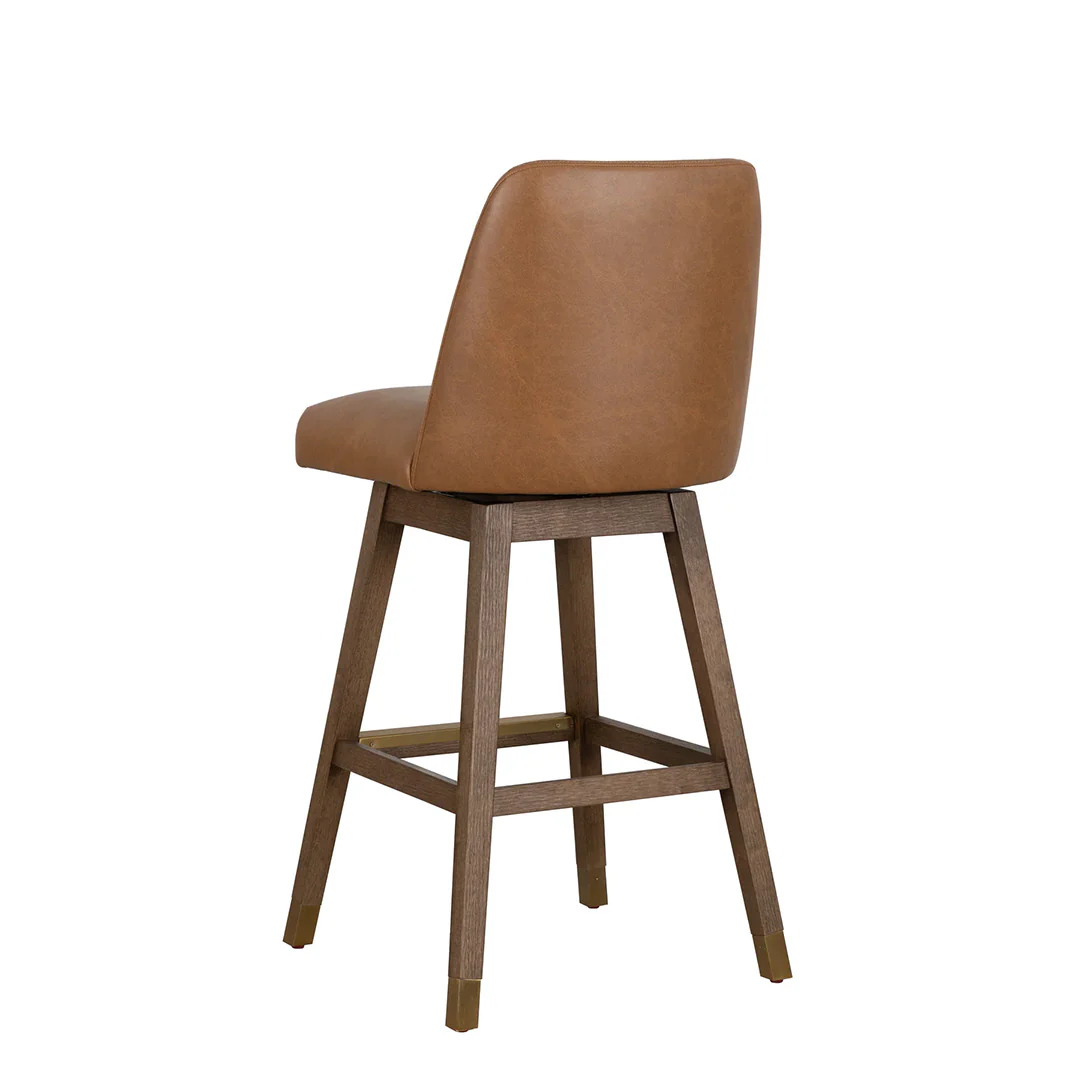 Amelia Upholstered Swivel Stool - Image 15