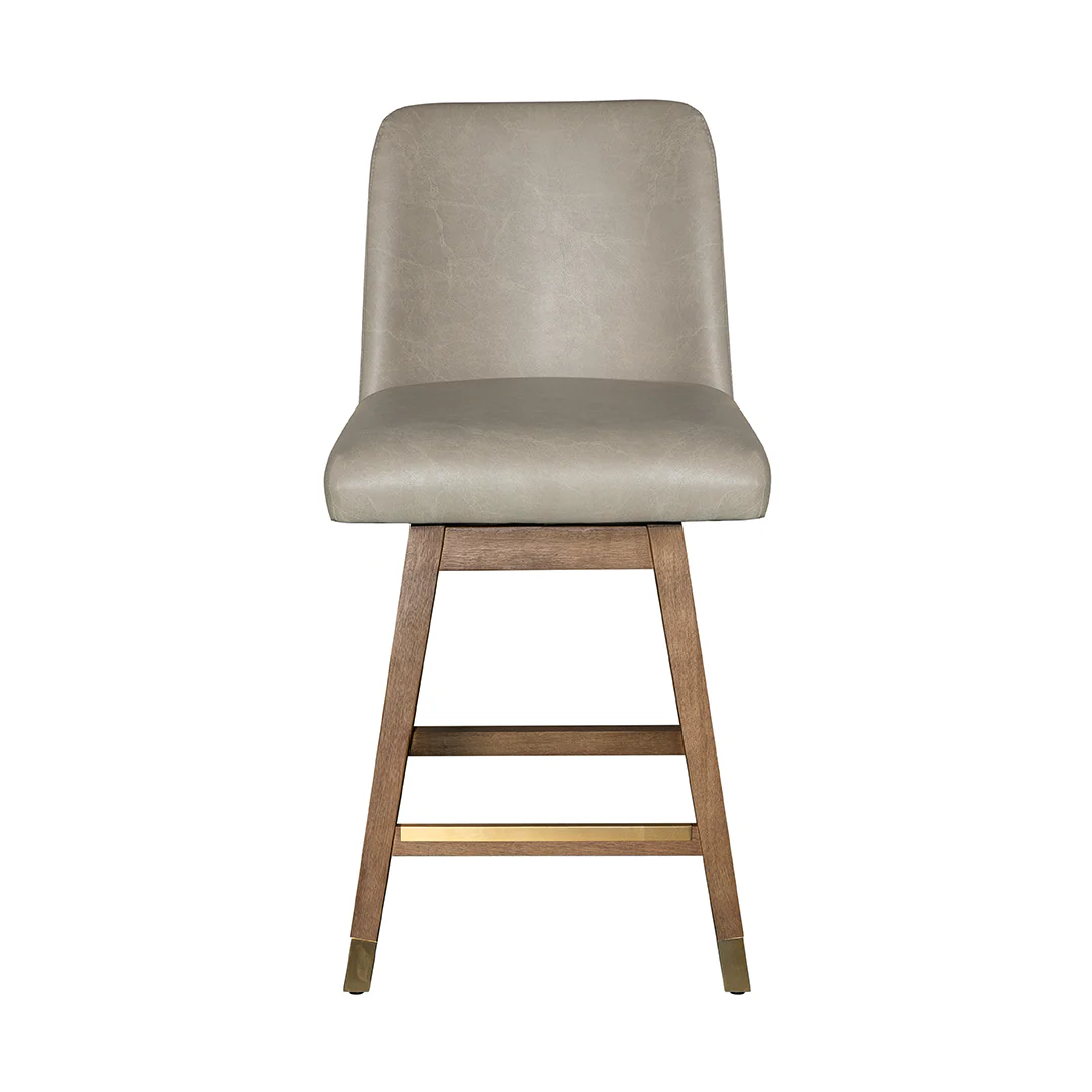 Amelia Upholstered Swivel Stool - Image 3