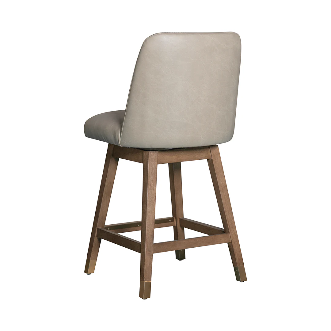 Amelia Upholstered Swivel Stool - Image 5