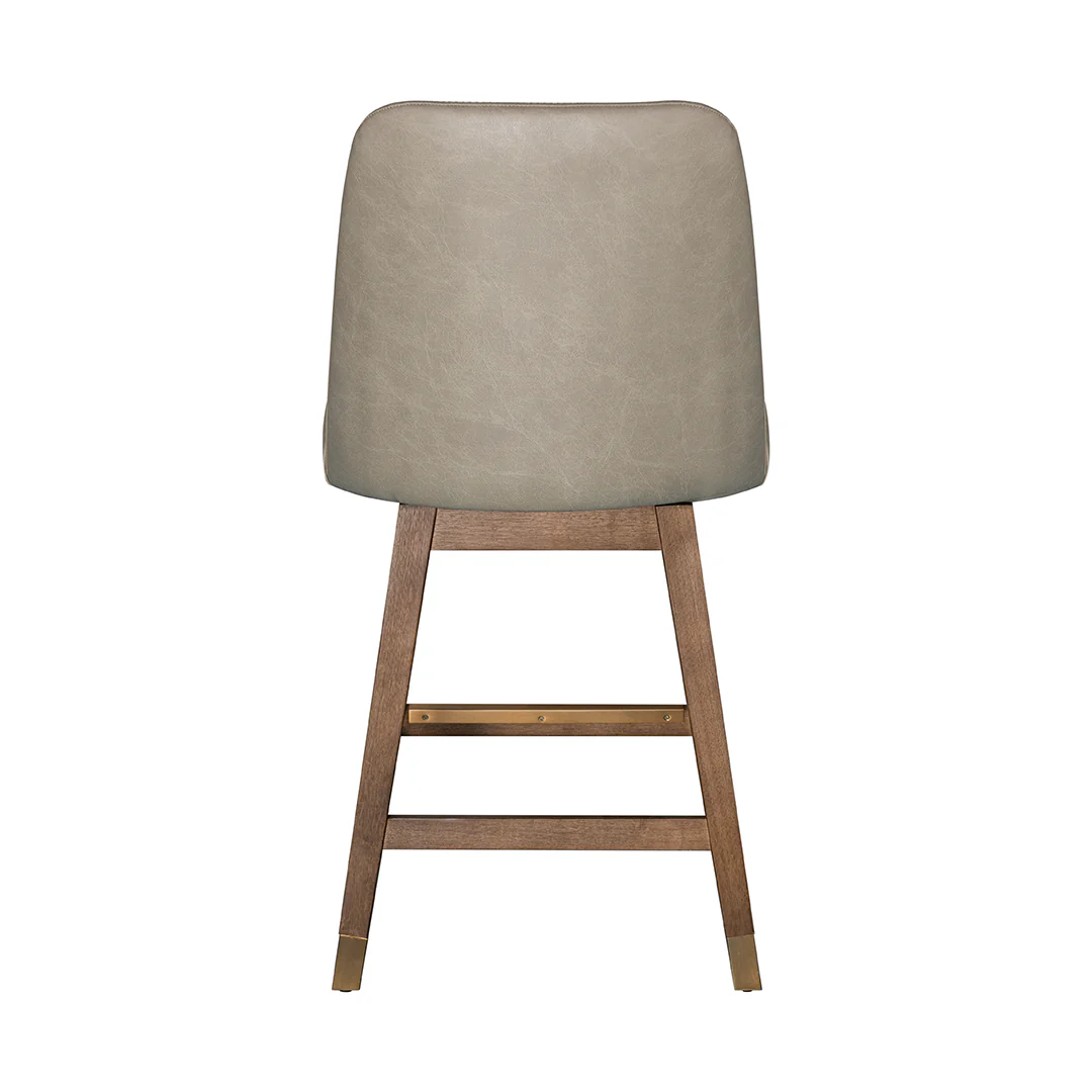Amelia Upholstered Swivel Stool - Image 6
