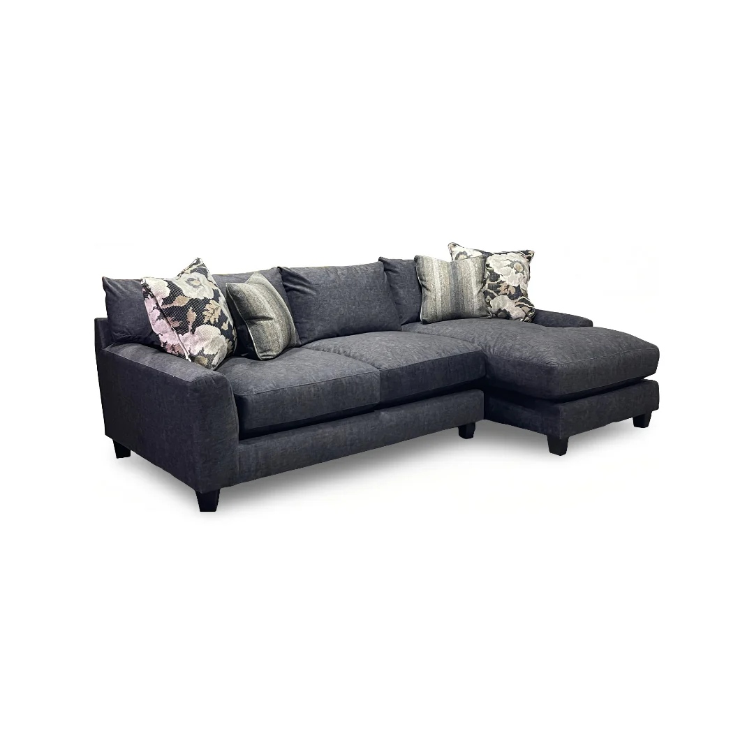 Argo Right Chaise Sectional with Ottoman