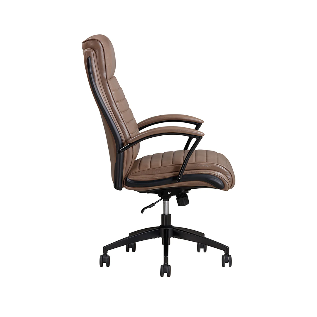 Atlas Leather Desk Chair - Image 3