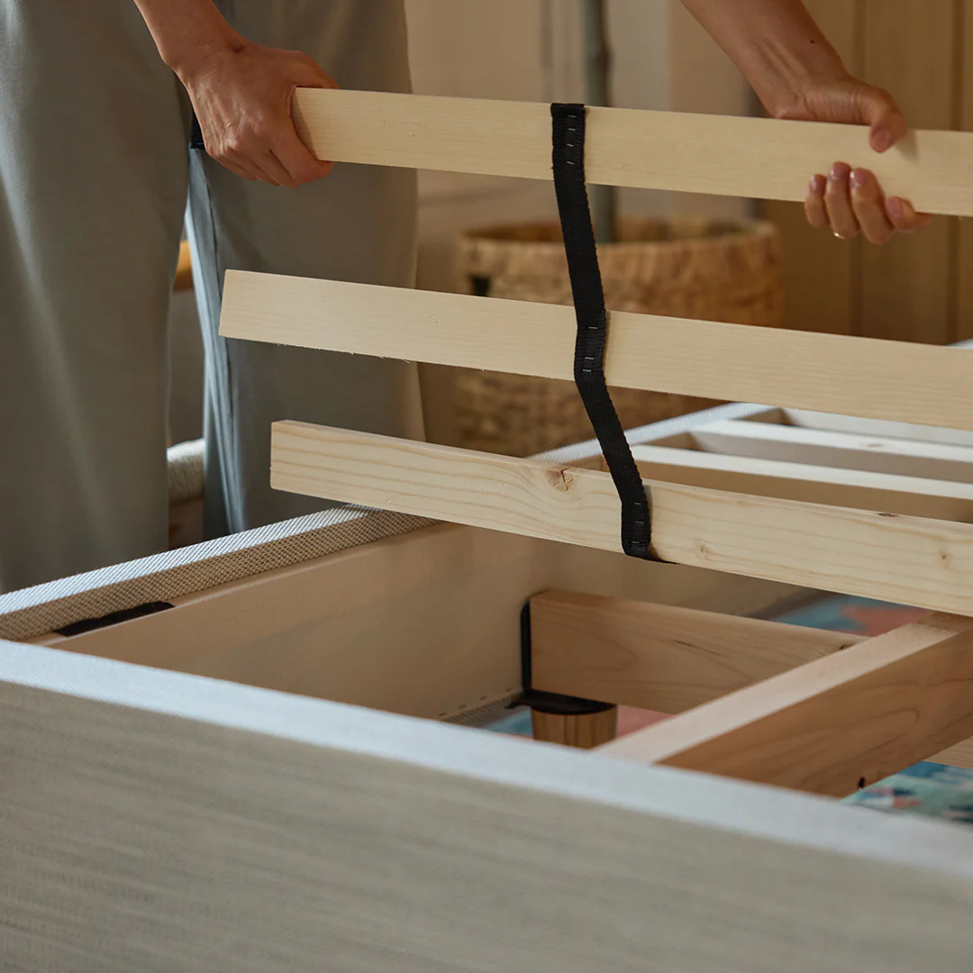 Avocado Green Mattress Foundation with Legs - Image 5