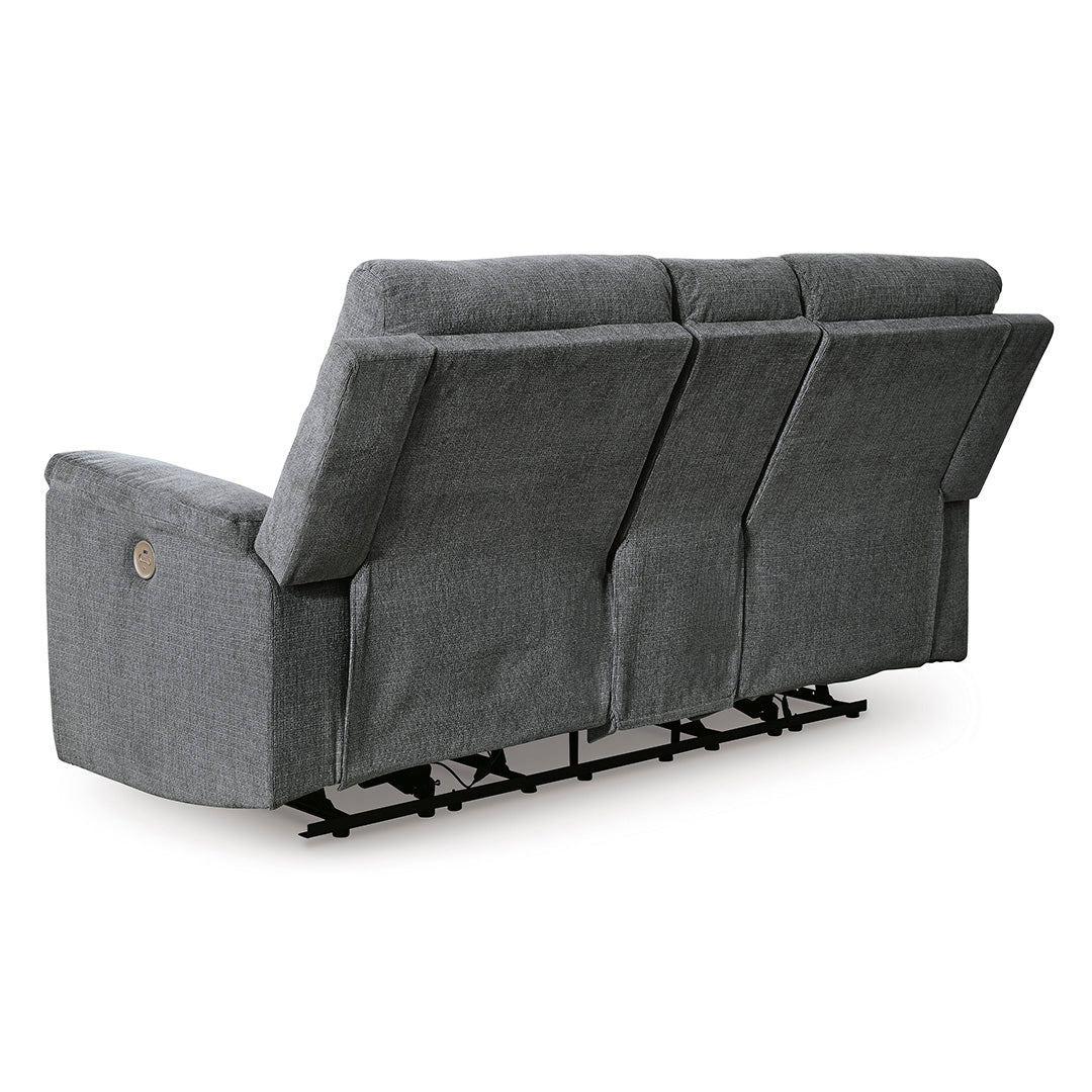 Barnsana Power Reclining Loveseat with Console - Image 6