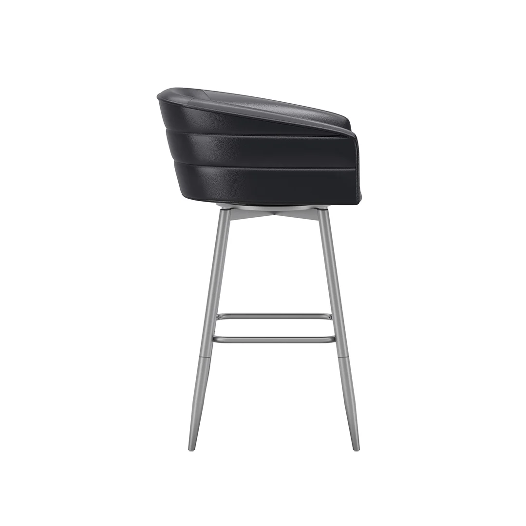 Barrel Bar Stool - Black - Image 23
