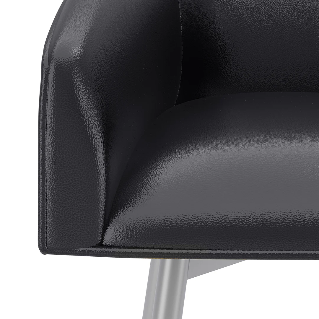 Barrel Bar Stool - Black - Image 25