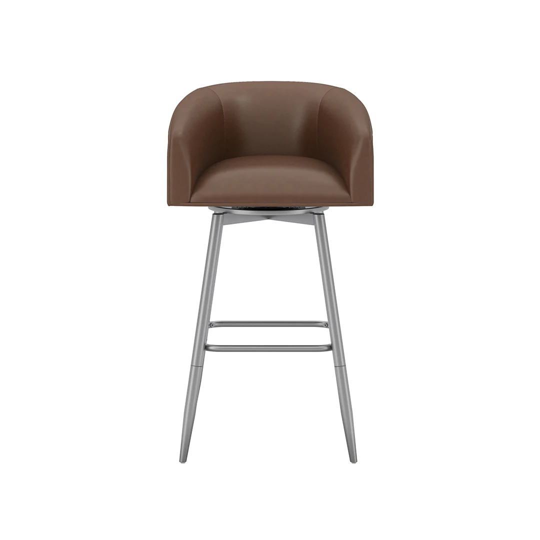 Barrel Bar Stool - Brown - Image 22