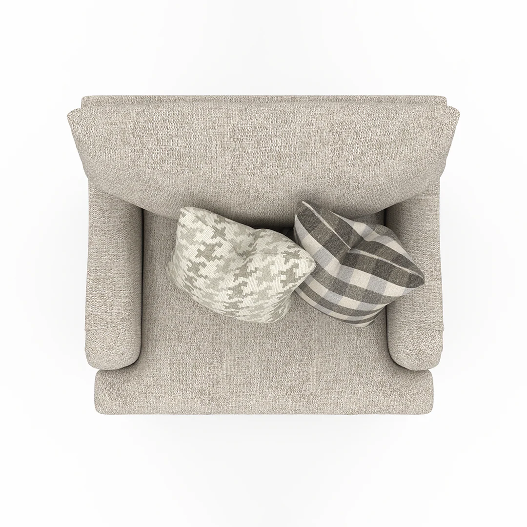 Basic Wool Chair and a Half - Image 7