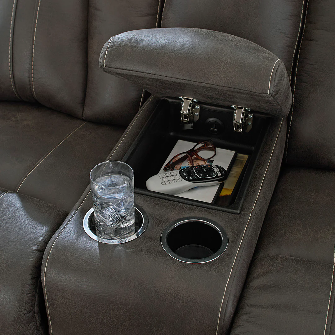 Batavia Pier Reclining Loveseat with Console - Image 6