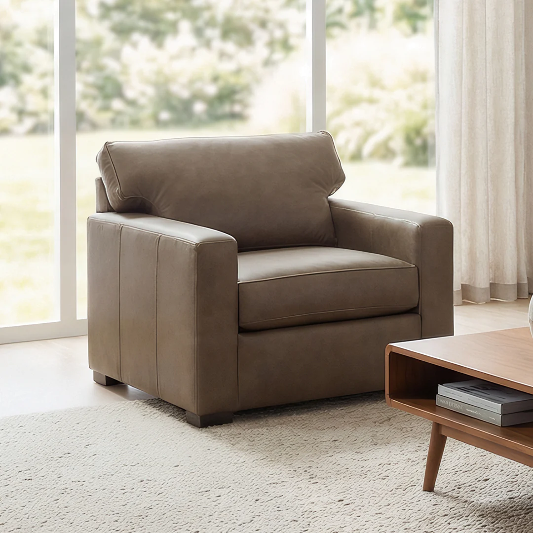 Baylor Leather Chair and a Half - Image 2