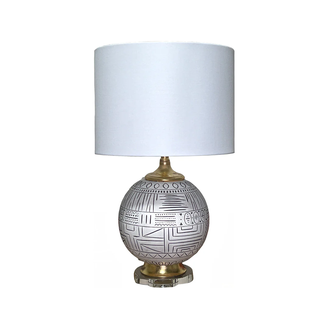 Black & White Ceramic Table Lamp