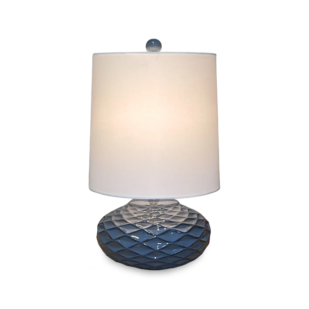 Blue Ceramic Table Lamp - Image 3