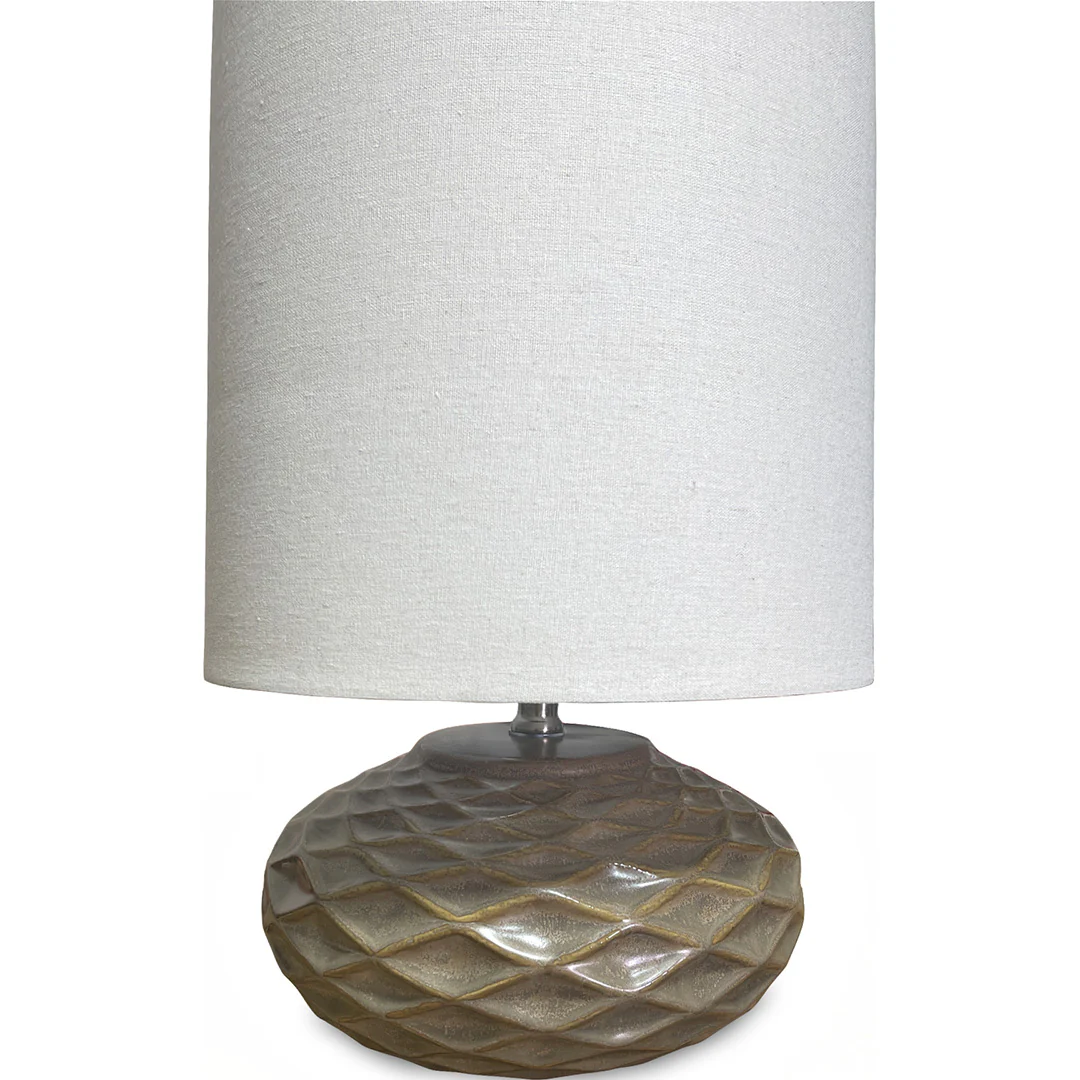 Brown Ceramic Table Lamp - Image 2