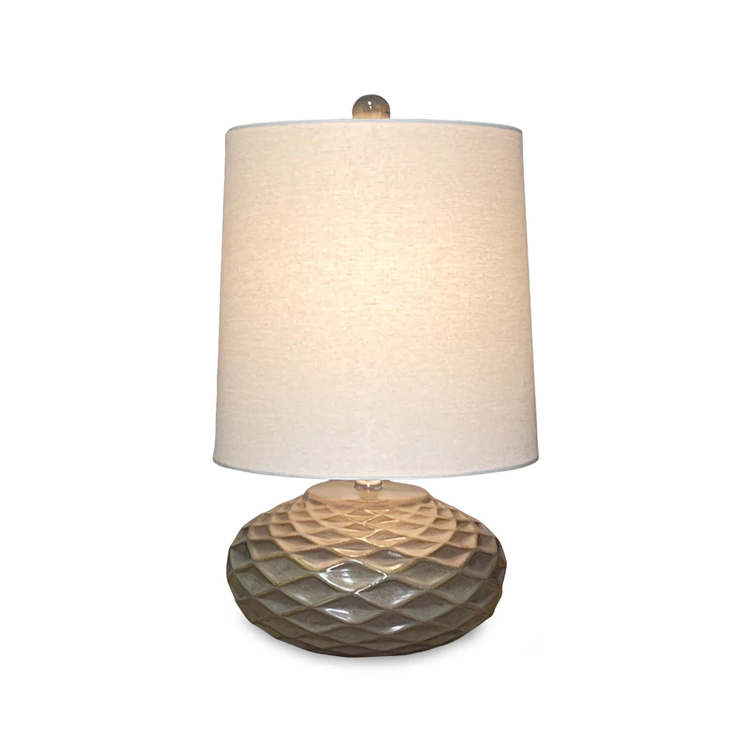 Brown Ceramic Table Lamp - Image 3