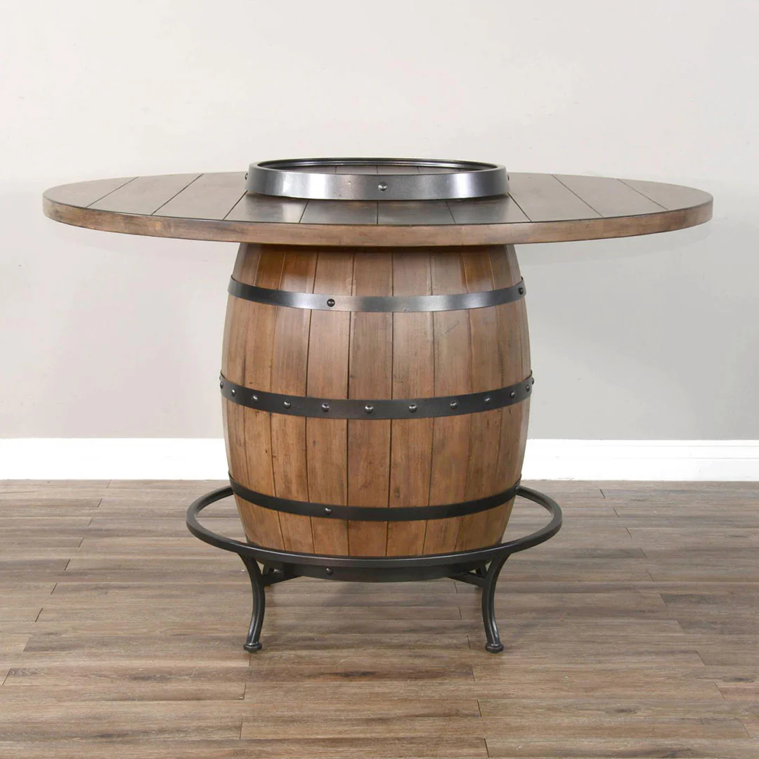 Buckskin Table with Stools - Image 3