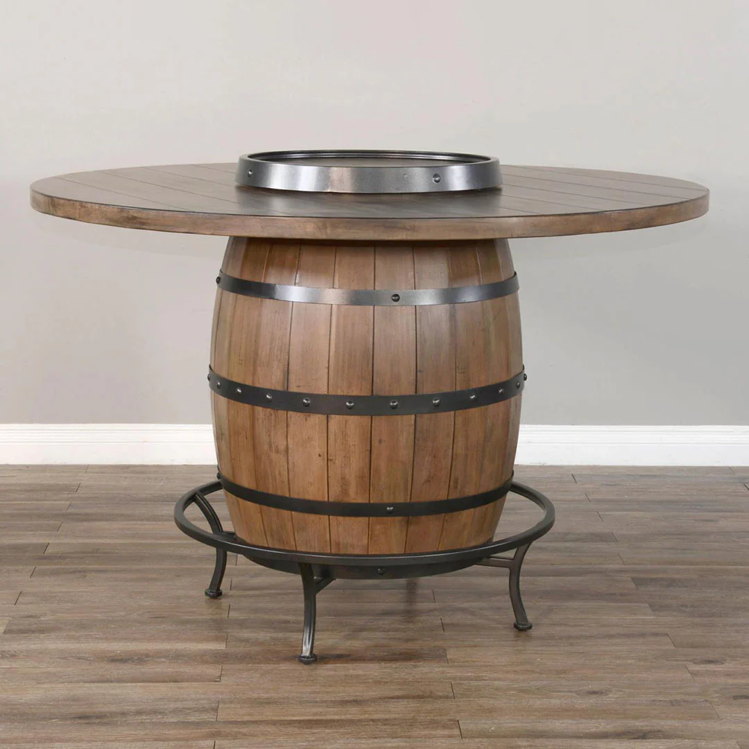Buckskin Table with Stools - Image 4