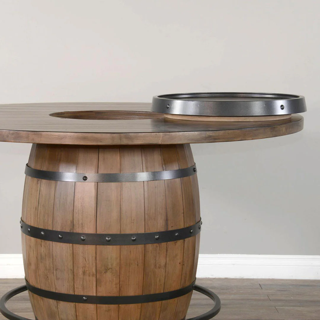 Buckskin Table with Stools - Image 6