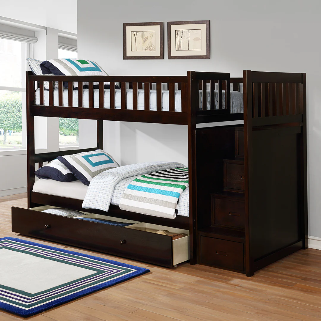 Bunkaroo Bunk Bed - Twin over Twin - Image 3