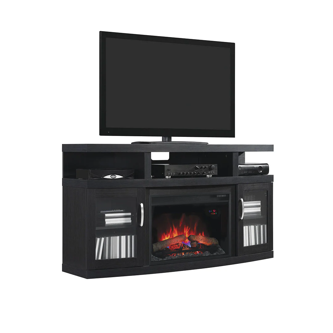 Cantilever Fireplace TV Stand - Image 2