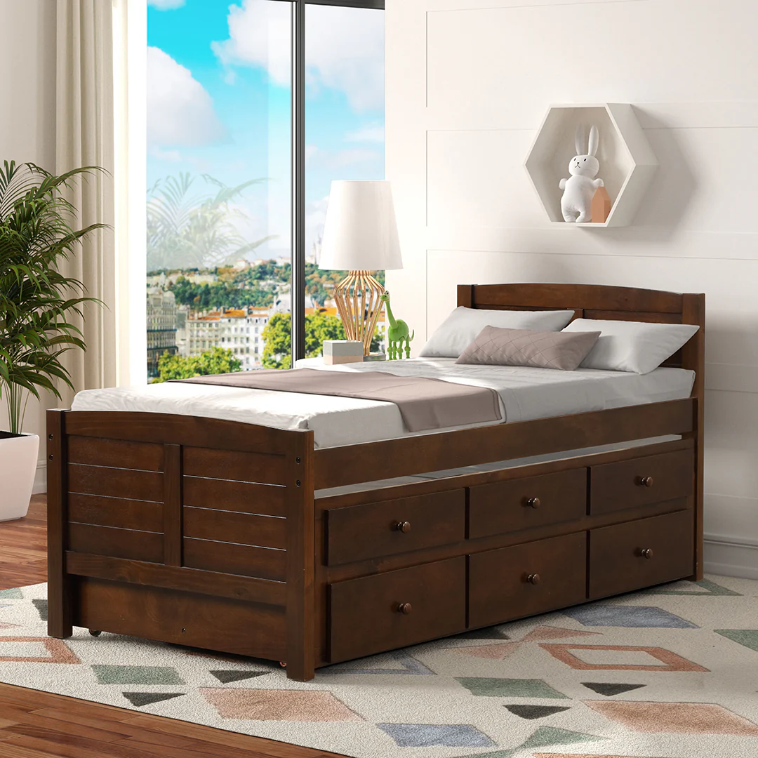 Captains Trundle Bed with Storage - Twin - Image 5