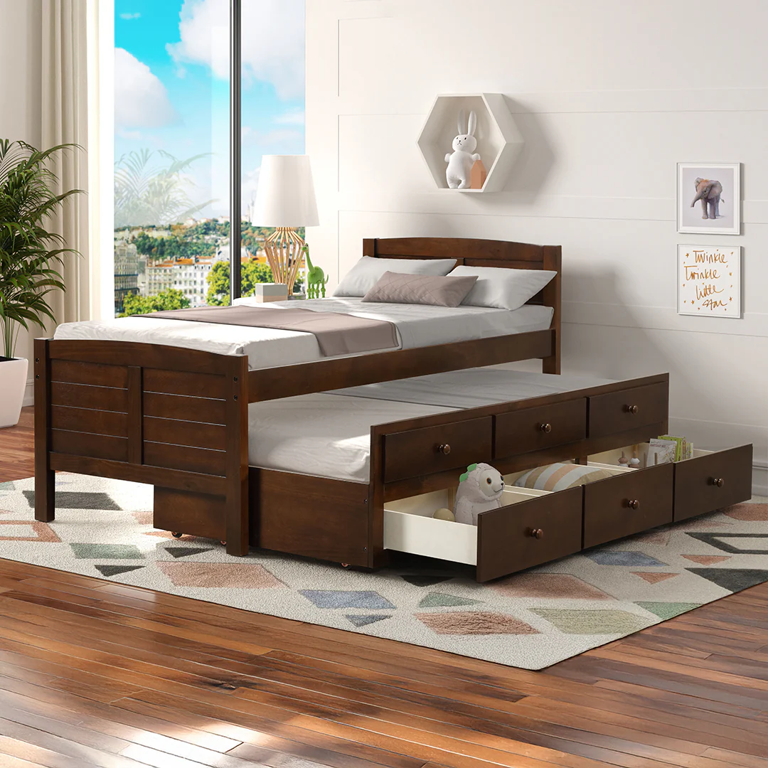 Captains Trundle Bed with Storage - Twin - Image 6