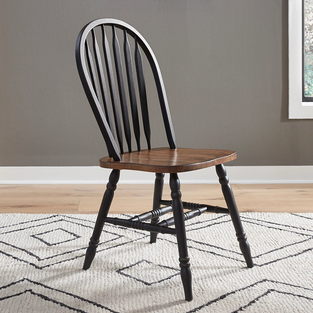 Carolina Crossing Windsor Side Chair - Black - Image 2