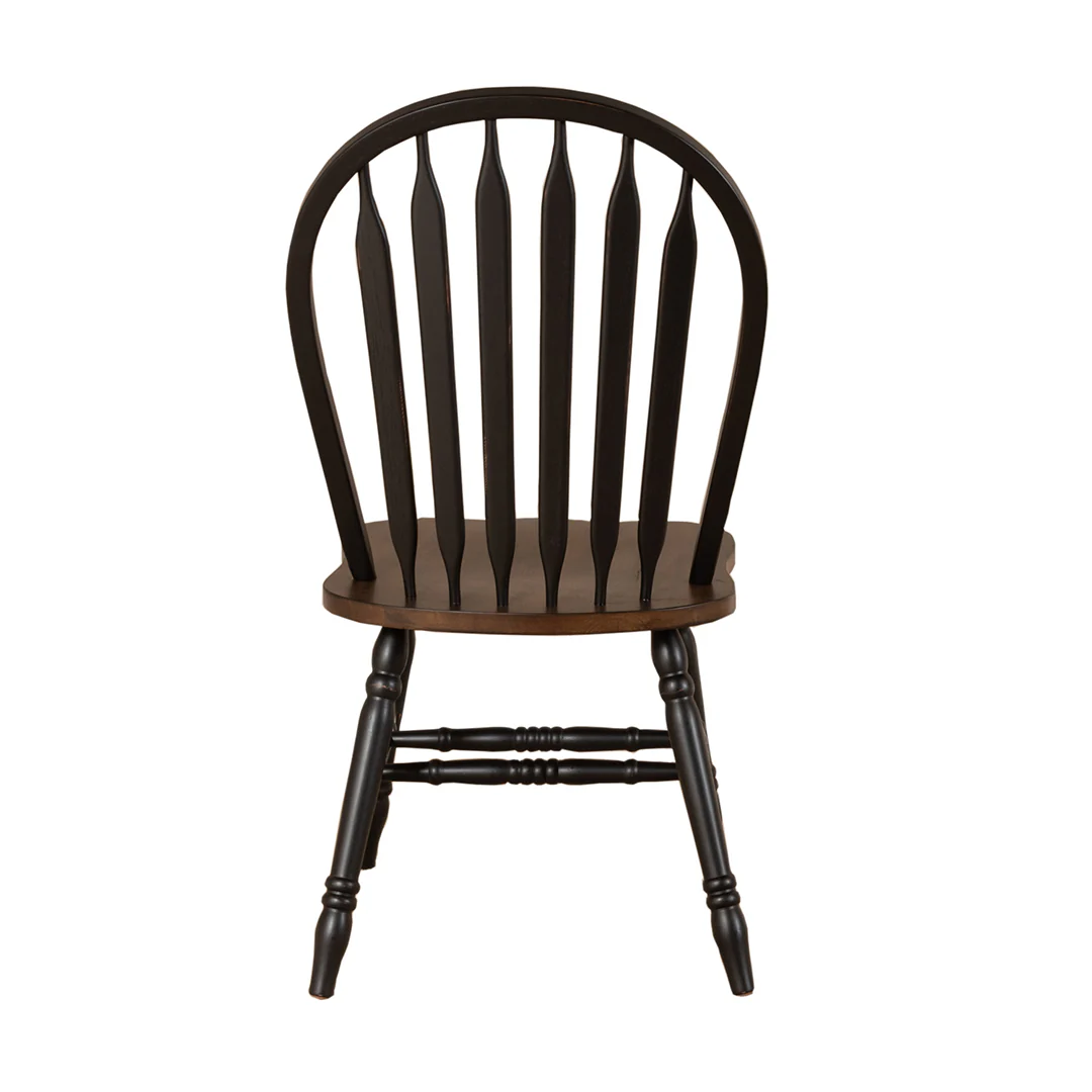 Carolina Crossing Windsor Side Chair - Black - Image 6