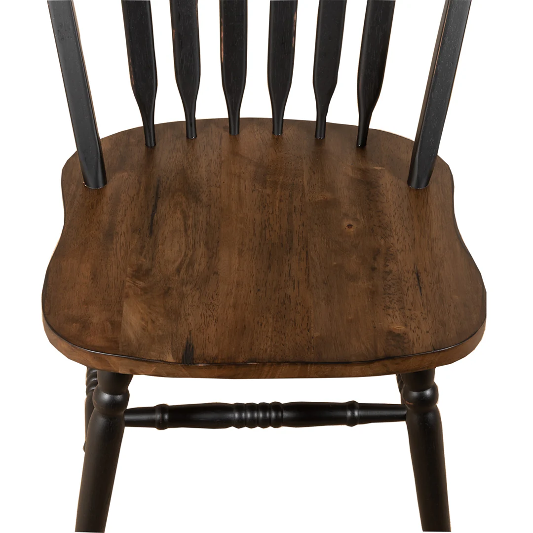 Carolina Crossing Windsor Side Chair - Black - Image 7