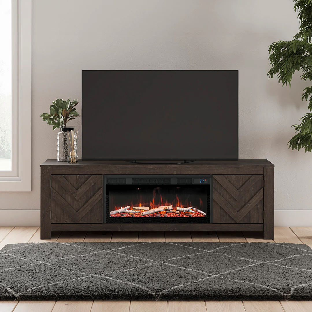 Cayboni Black TV Stand - 71 Inches - Image 10