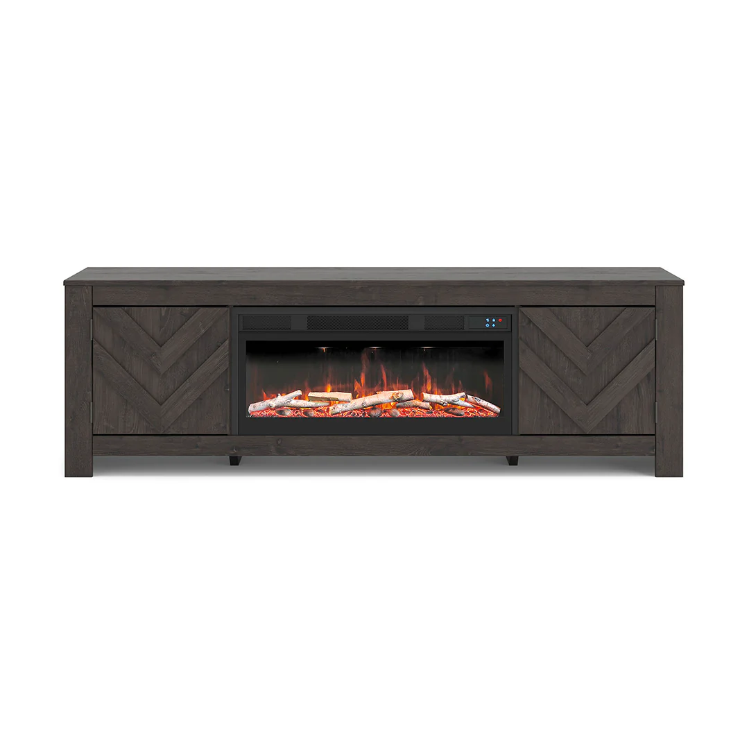 Cayboni Black TV Stand - 71 Inches - Image 7