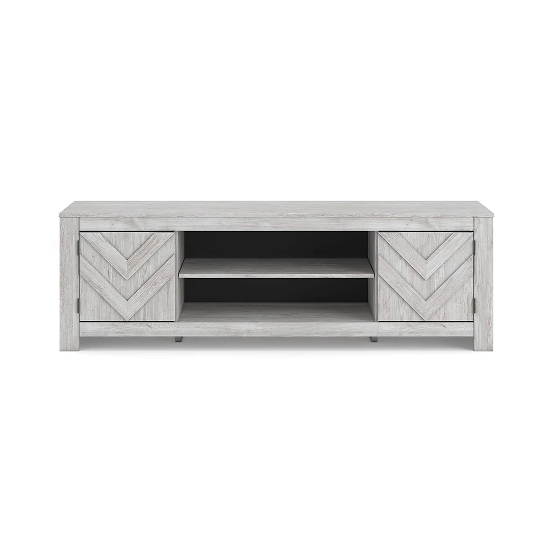 Cayboni White TV Stand - 71 Inches - Image 3
