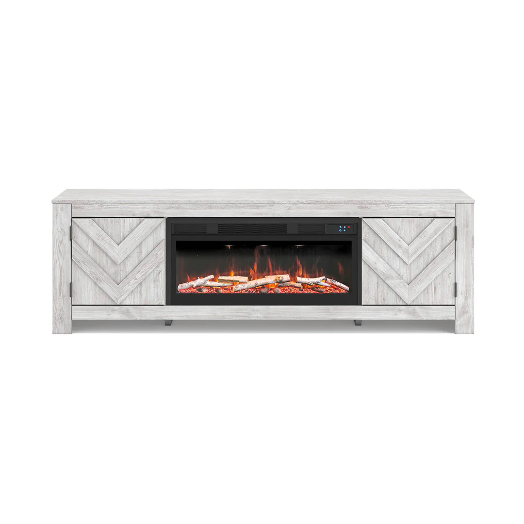 Cayboni White TV Stand - 71 Inches - Image 7