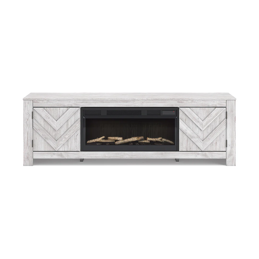 Cayboni White TV Stand - 71 Inches - Image 8