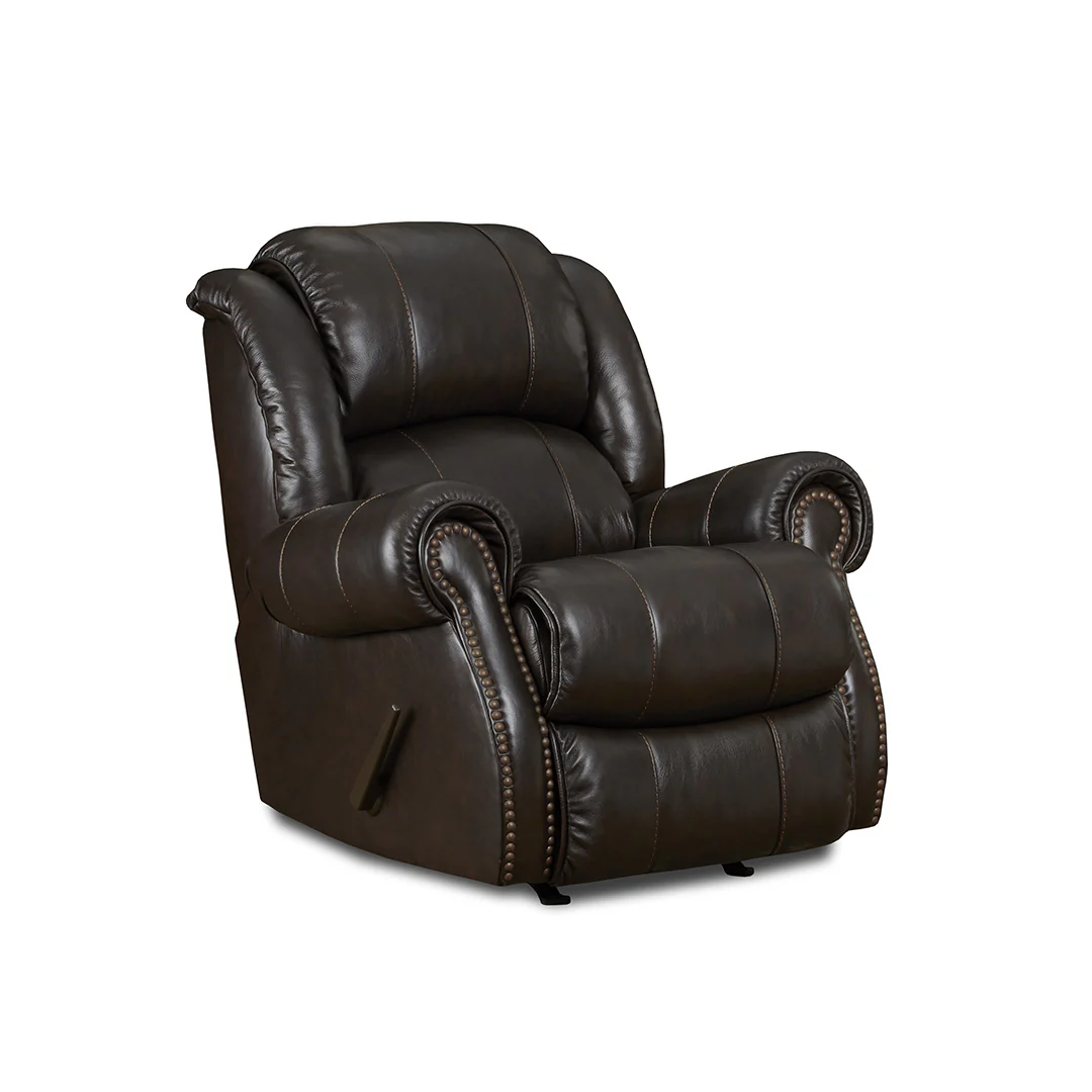 Charles Leather Rocker Recliner - Image 3