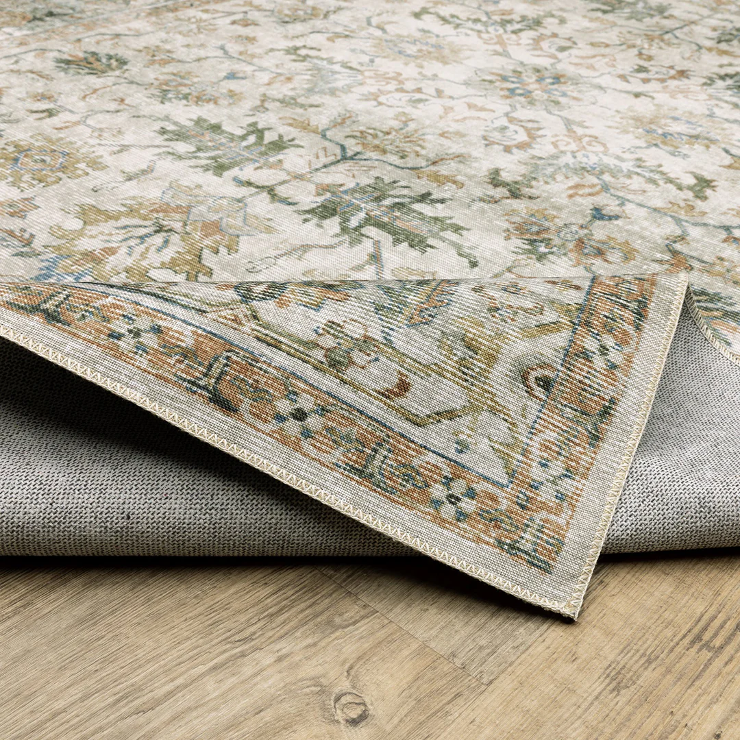 Charleston Ivory Washable Rug - Image 5