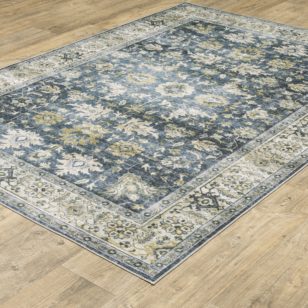 Charleston Olive Washable Rug - Image 2