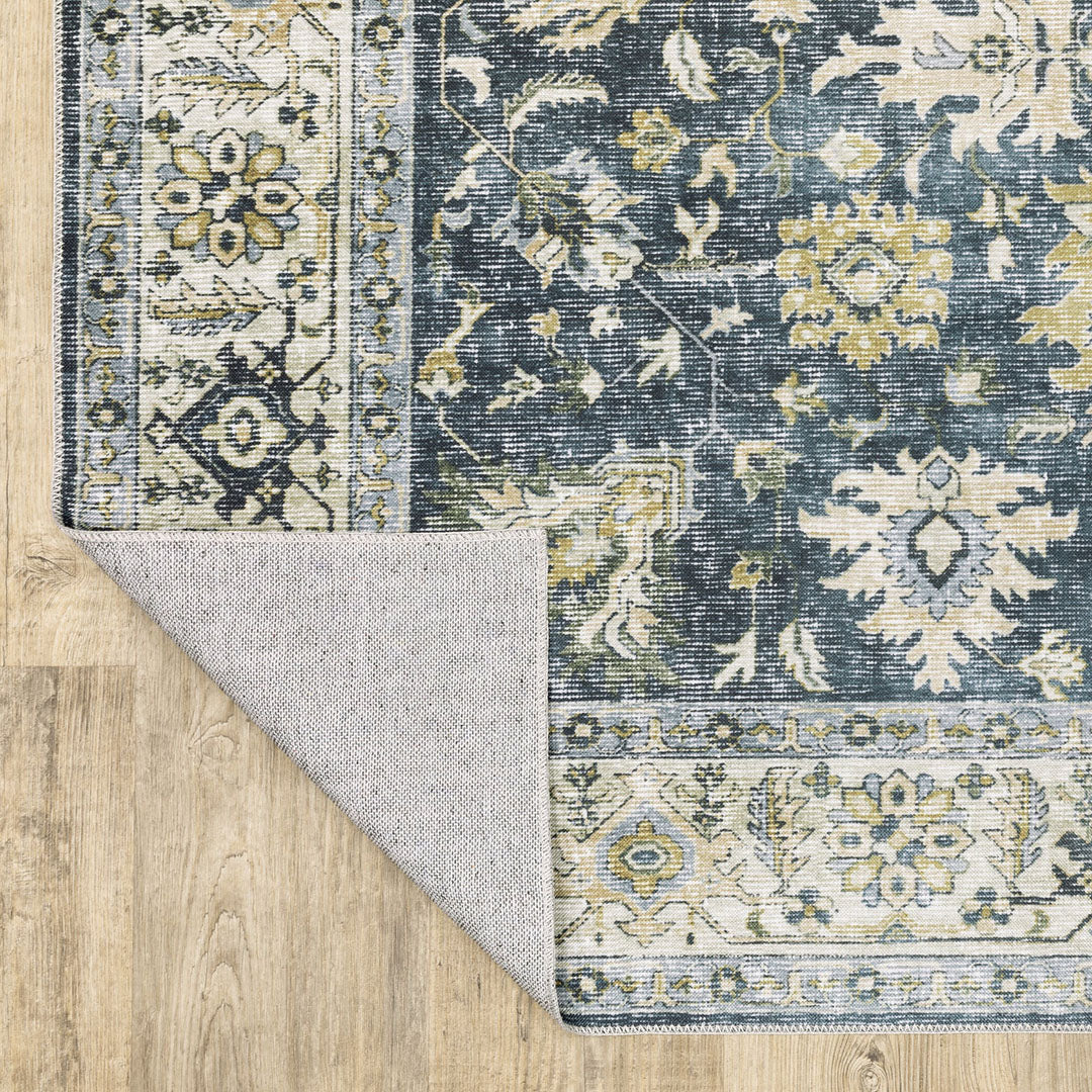 Charleston Olive Washable Rug - Image 4