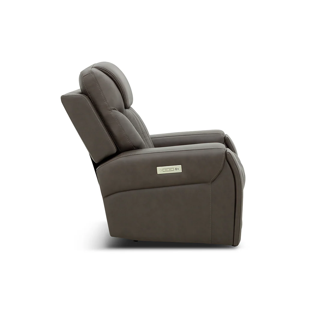 Clark Zero-G Home Theater Leather Recliner - Image 4