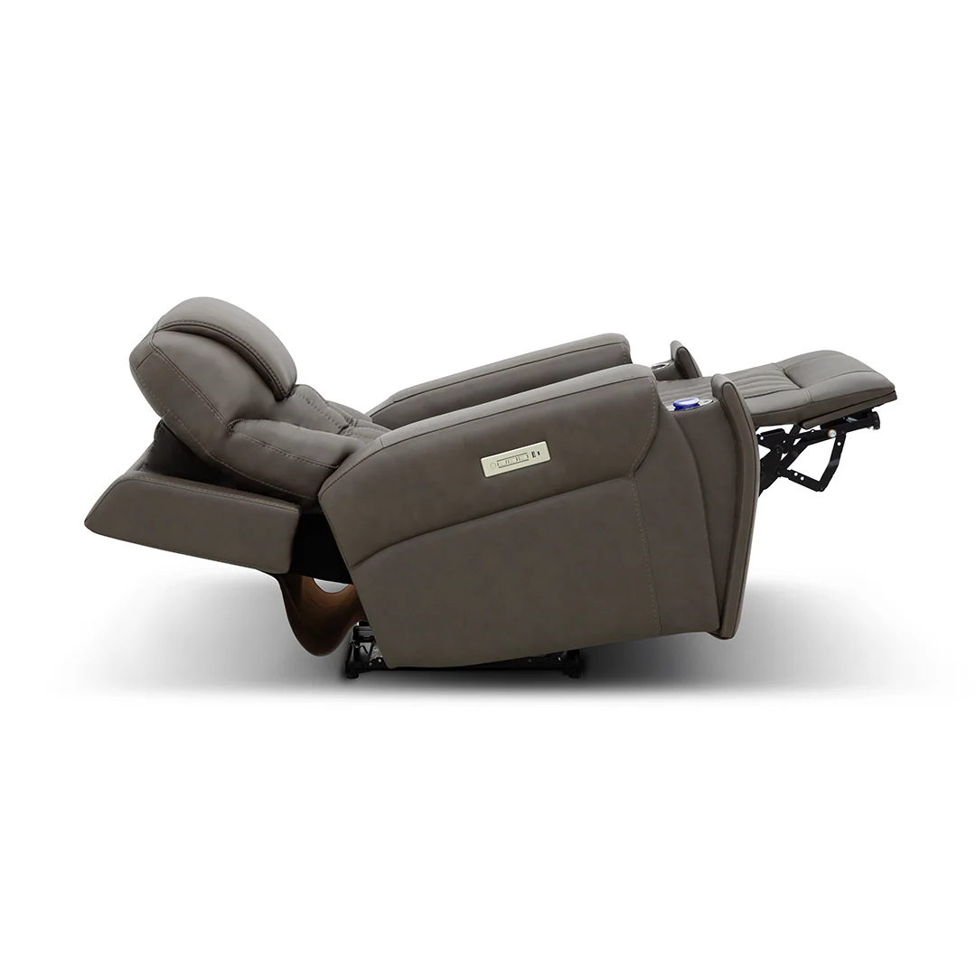 Clark Zero-G Home Theater Leather Recliner - Image 5