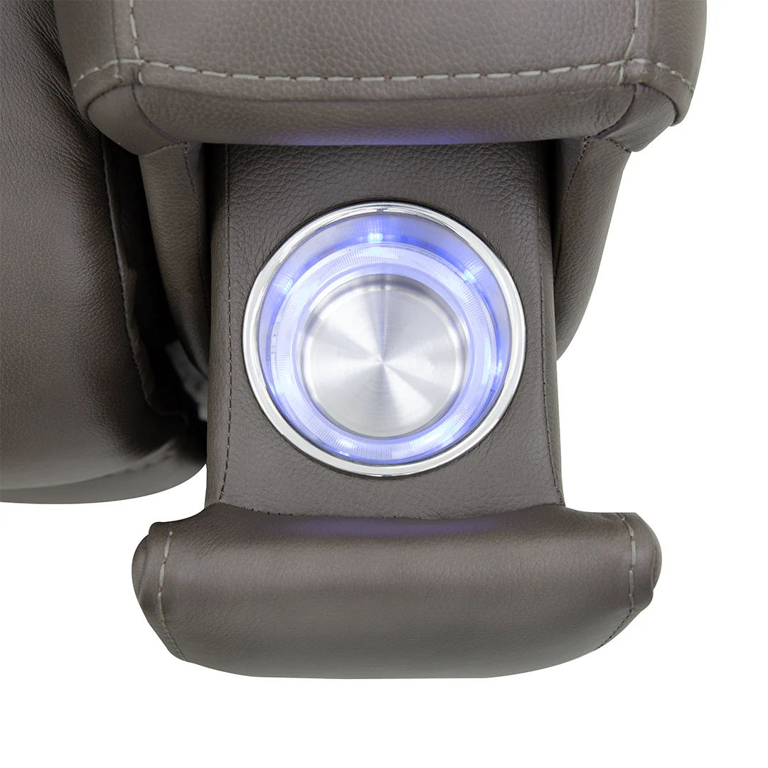 Clark Zero-G Home Theater Leather Recliner - Image 7