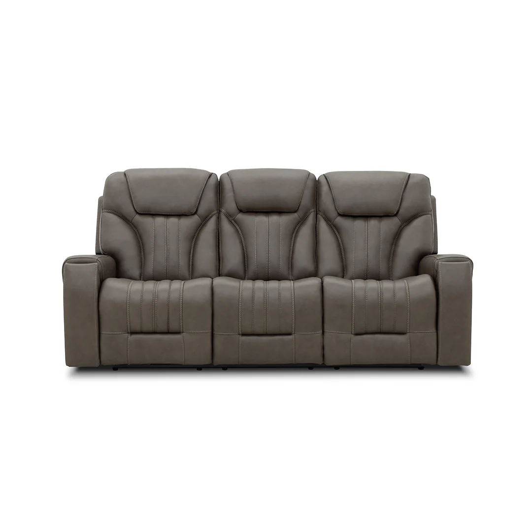 Clark Zero-G Home Theater Leather Sofa - Image 4