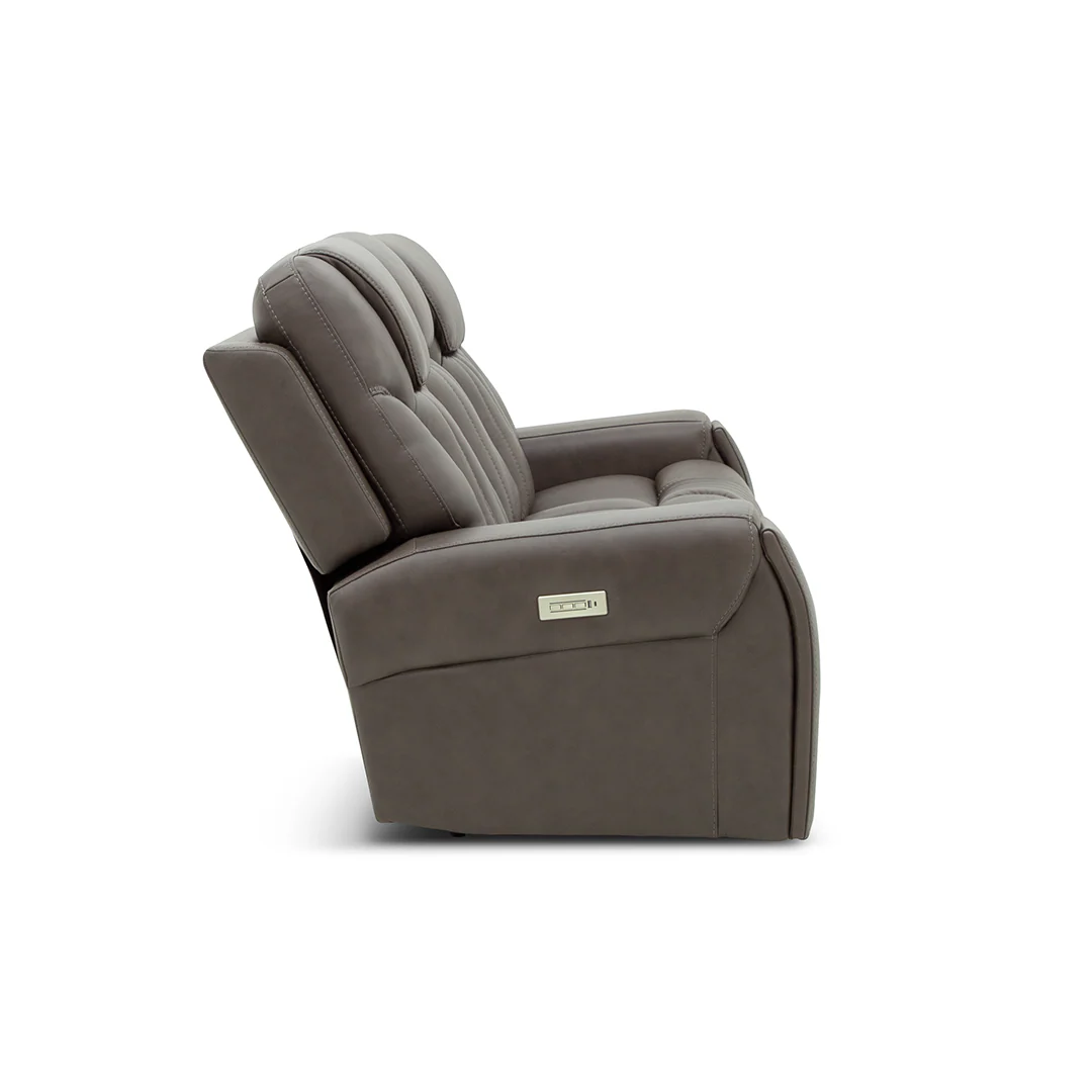 Clark Zero-G Home Theater Leather Sofa - Image 5