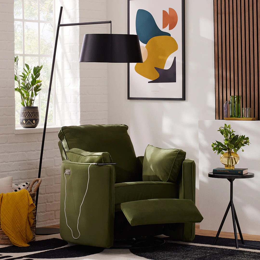 Corey Power Swivel Recliner - Image 3