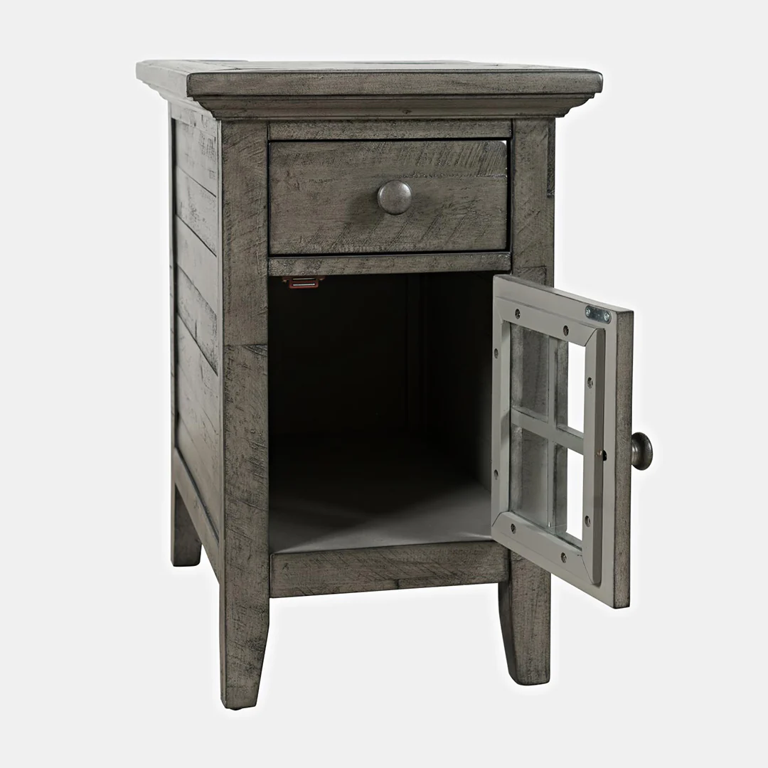 Craftsman Power Side Table - Stone - Image 2