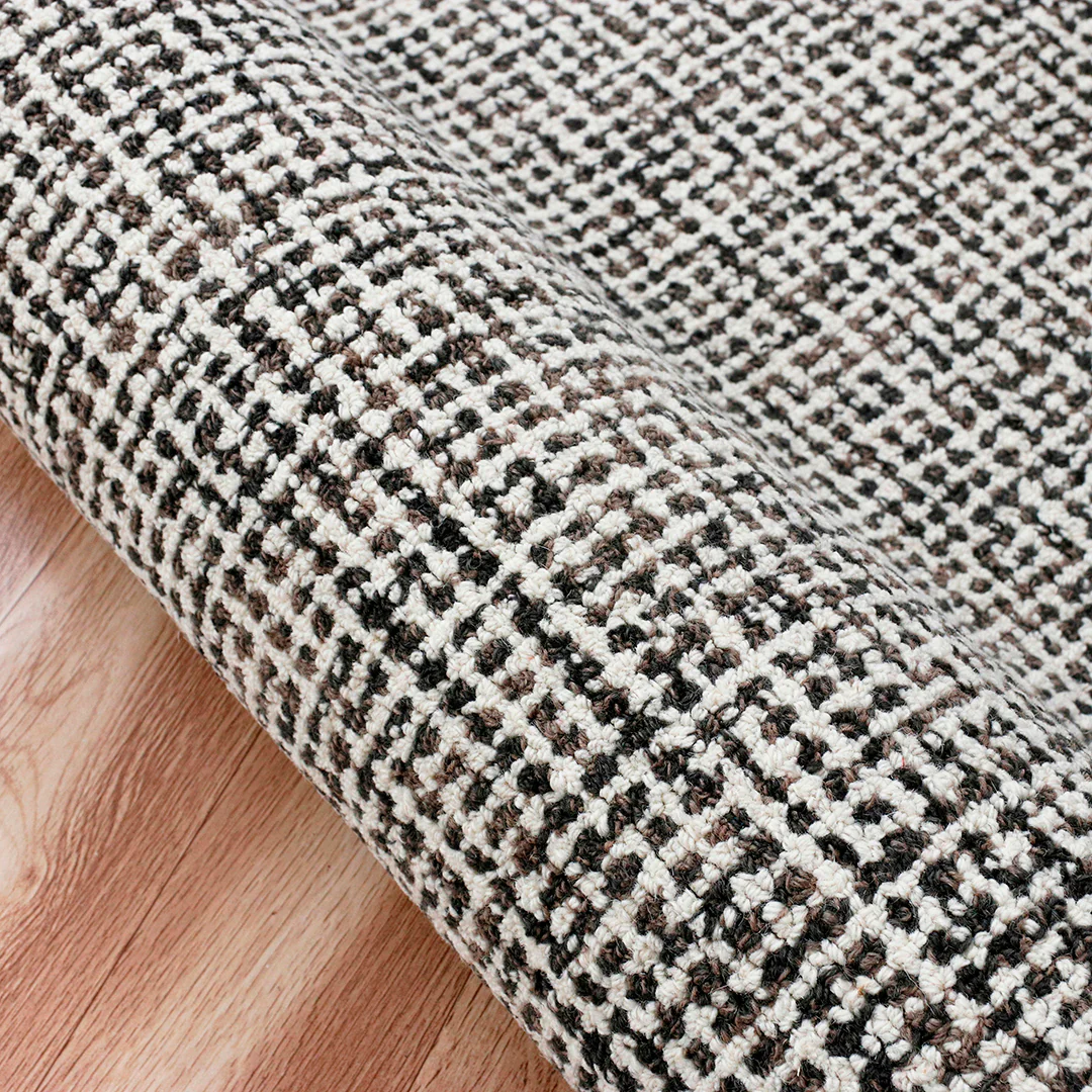 Criss Cross Gray Rug - Image 6